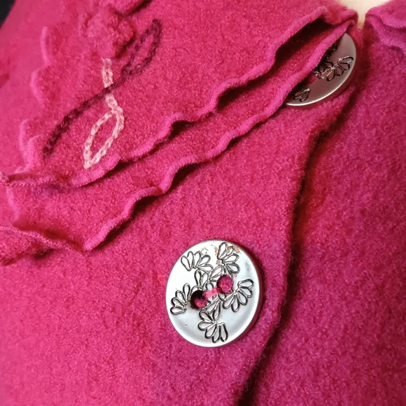 Pink Wool Coat - Picture 2 of 6